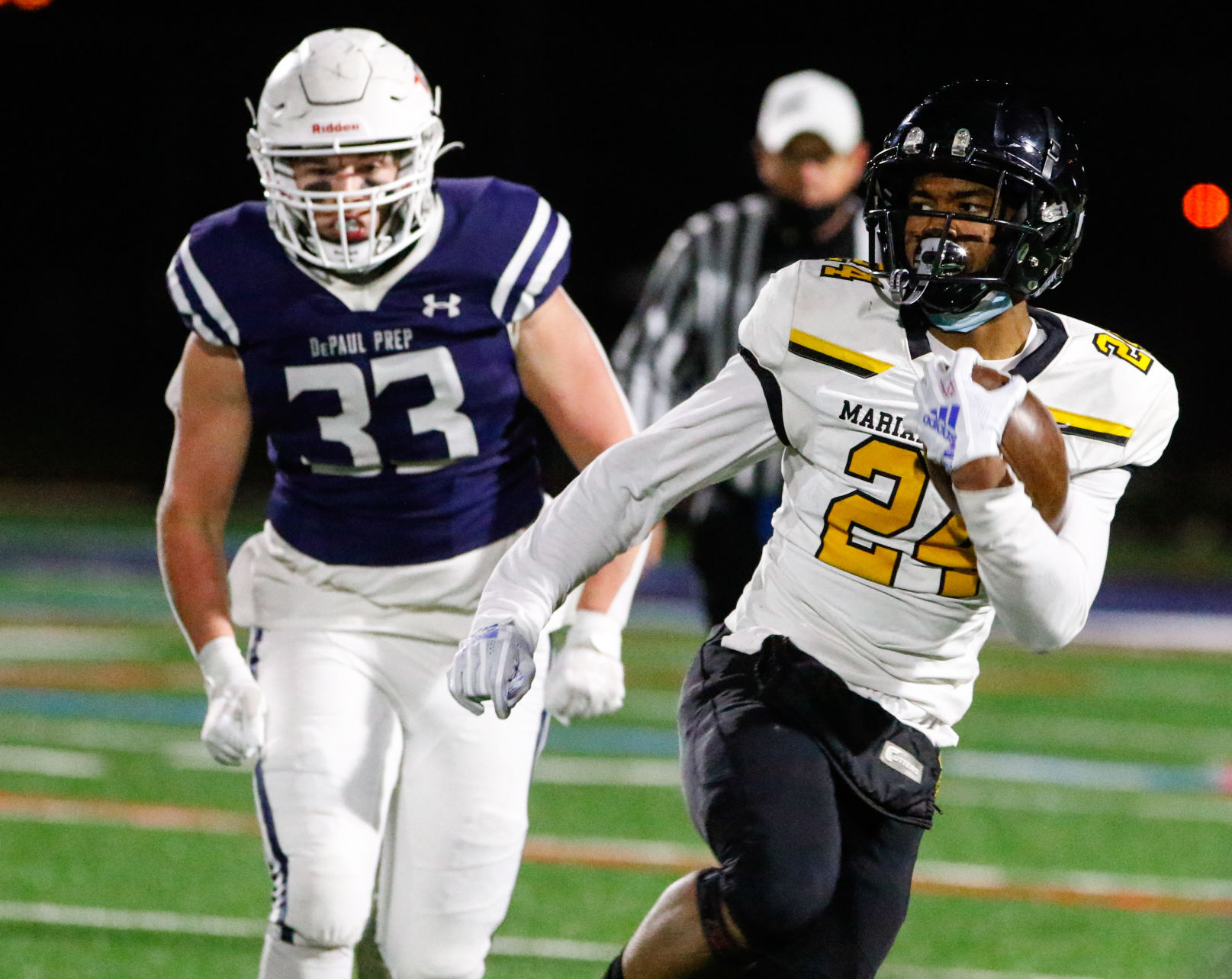 Marian Catholic at DePaul Prep football